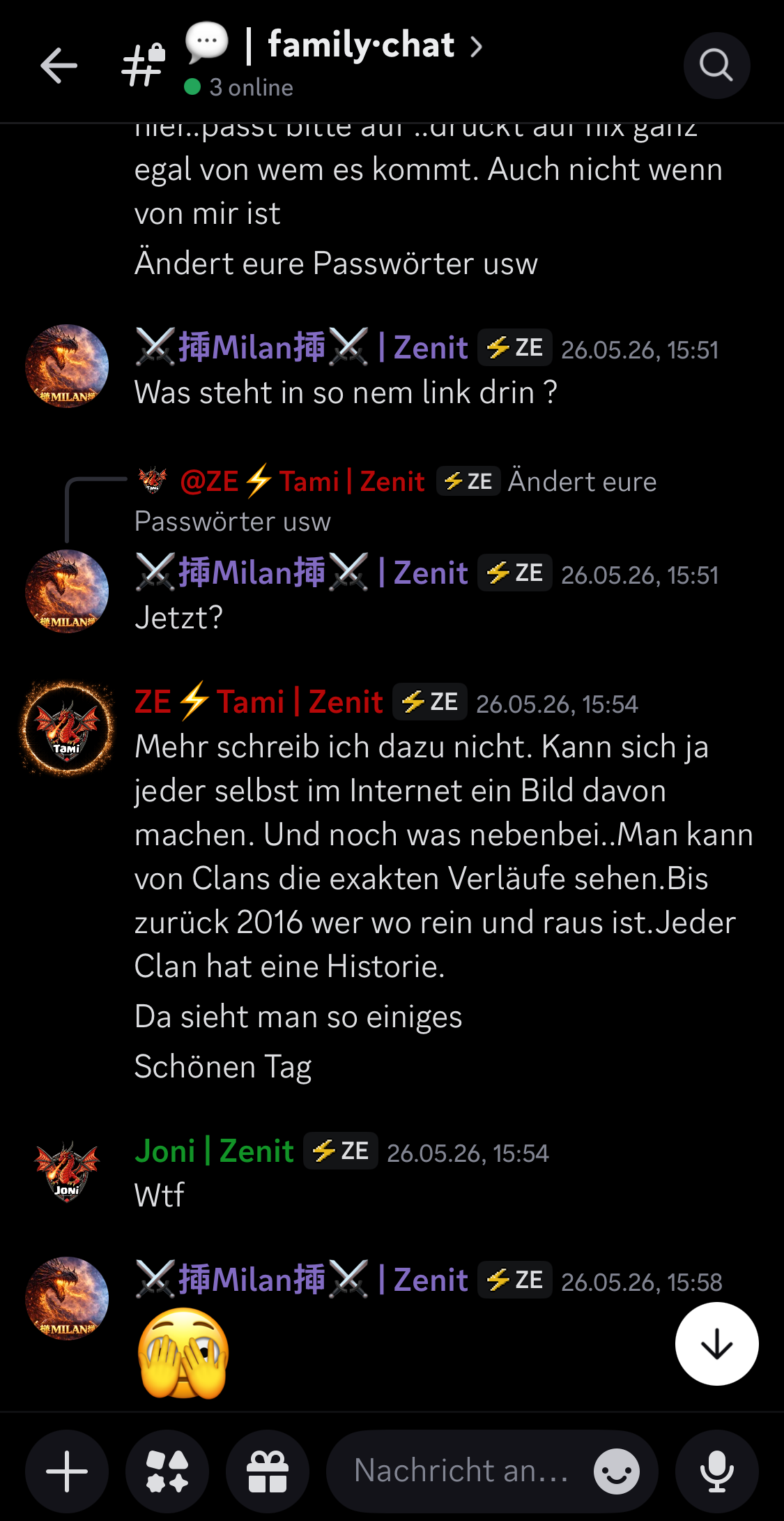 Screenshot 4 der Nachrichten von Tami